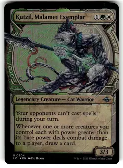 1x Kutzil, Malamet Exemplar, Foil, Showcase Art, Magic MTG NM - Image 1