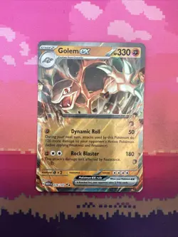 Pokemon Card Golem ex 076/165 Double Rare Scarlet & Violet 151 Near Mint - Image 1