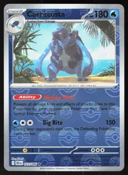 Carracosta (Poke Ball Pattern) 023/086 Holo Rare SV: Black Bolt Pokemon NM - Image 1