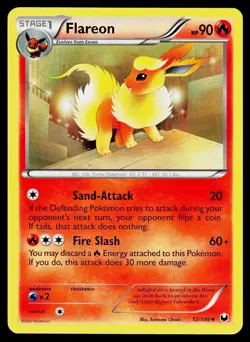 Flareon 12/108 Uncommon Dark Explorers Pokemon LP - Image 1