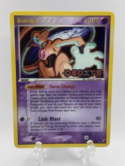 Deoxys (Normal Forme) 16/107 Stamped Reverse Holo Rare (2005) EX Deoxys Pokemon - Image 1