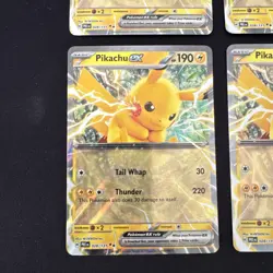 Pikachu ex 028/131 Pokemon Prismatic Evolutions Double Rare Six Of Them - Image 5