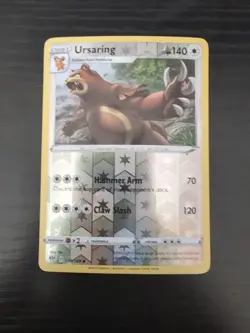 2020 Pokemon Ursaring 139/189 Swsh03: Darkness Ablaze Reverse Holo - Image 1