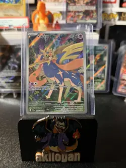 Pokemon 2025 Phantasmal Flames Zacian 100/094 Illustration Rare Near Mint - Image 1