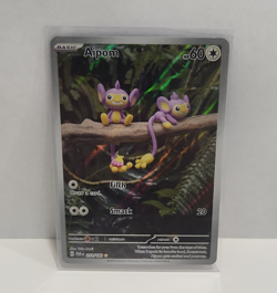 Pokemon Aipom SV04: Paradox Rift Illustration Rare Holo 211/182 - Image 1