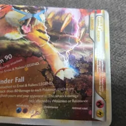 Pokemon 2010 Entei & Raikou Legend (bottom) Unleashed Ultra Rare Holo 91/95 - Image 4