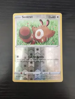 2020 Pokemon Sentret 135/189 Swsh03: Darkness Ablaze Reverse Holo - Image 1