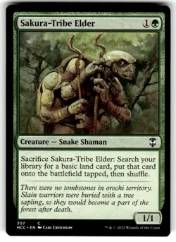 Sakura-Tribe Elder Commander: Streets of New Capenna Regular MTG - Image 1