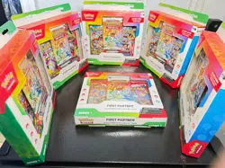 Lot of 6 - Pokemon TCG First Partner Series 1 Illustration Collection - Image 1