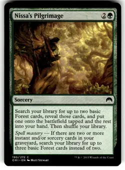 Nissa's Pilgrimage Magic Origins Regular MTG - Image 1
