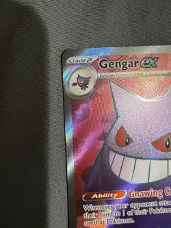 Pokemon TCG Gengar ex SV05 Temporal Forces Ultra Rare Full Art Holo 193/162 - Image 2