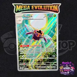 Pokemon TCG: 2025 Ninjask 137/132-ILLUSTRATION RARE HOLO-Mega Evolution NM - Image 1