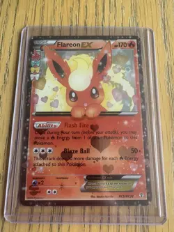 Pokemon Flareon EX RC6/RC32 Generations Radiant Collection - Image 1