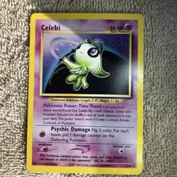 Celebi ⭐ 3/64 Holo Rare Neo Revelation 2001 Pokemon NM/LP - Image 1