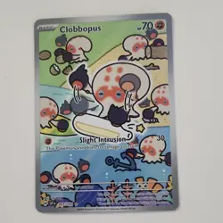 Pokemon Clobbopus 207/191 Sv08 Surging Sparks Illustration Rare Holo 70 HP TCG - Image 1