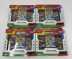 4x Pokemon TCG First Partner Illustration Collection Series 1 Sealed FAST SHIP - Image 1