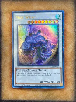 Yugioh Mist Wurm HAC1-EN166 Duel Terminal Ultra Rare 1st Ed NM - Image 1