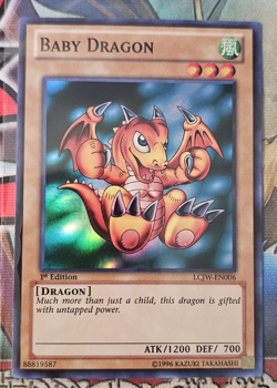 Yu-Gi-Oh! TCG Baby Dragon LCJW-EN006 1st Edition Super Rare - Image 1