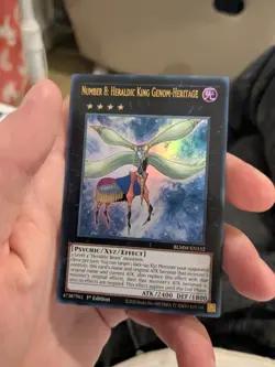 BLMM-EN152 Number 8: Heraldic King Genom-Heritage : Ultra Rare : 1st Ed YuGiOh - Image 1