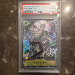 PSA GEM MT 10 One Piece Roronoa Zoro P-042 Chinese China Joy 2025 Promo Foil - Image 1