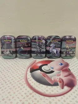 READ- Pokemon Galar Power EMPTY Mini Tin Lot- Complete Set Of 5 Tins W/Art Cards - Image 1