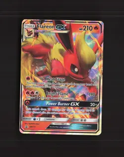 Flareon GX SM171 Sun & Moon Black Star Promo Holo Pokemon Card LP - Image 1