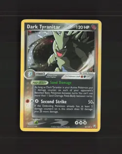 Dark Tyranitar 20/109 EX Team Rocket Returns Holo Rare Pokemon Card MP - Image 1