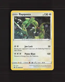 Rayquaza SWSH029 Sword & Shield Black Star Promo Holo Pokemon Card NM - Image 1