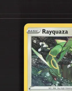 Rayquaza SWSH029 Sword & Shield Black Star Promo Holo Pokemon Card NM - Image 3