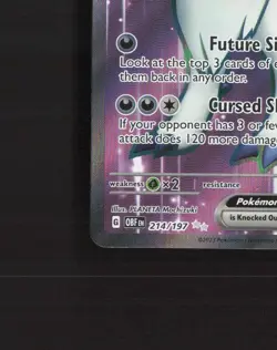 Absol ex 214/197 Obsidian Flames Full Art Ultra Rare Holo Pokemon Card NM - Image 5