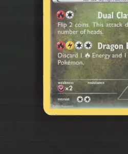 Rayquaza XY141 XY Black Star Promo Cosmos Holo Pokemon Card DMG - Image 5