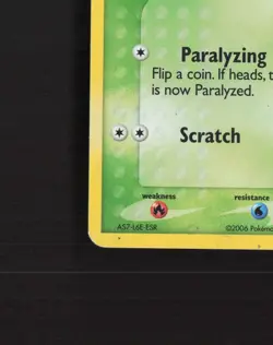 Treecko 67/100 EX Crystal Guardians Reverse Holo Stamped Pokemon Card DMG - Image 5