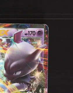 Mewtwo EX 61/162 Breakthrough Ultra Rare Holo Pokemon Card DMG - Image 4