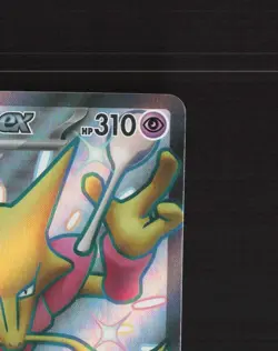 Alakazam ex 215/091 Paldean Fates Full Art Ultra Rare Holo Pokemon Card LP+ - Image 4