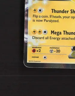 Pikachu EX XY174 XY Black Star Promo Holo Pokemon Card DMG - Image 5