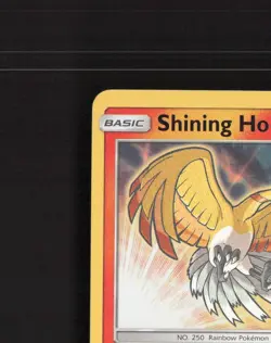 Shining Ho-Oh SM70 Sun & Moon Black Star Promo Holo Pokemon Card LP - Image 3
