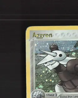 Aggron 2/92 EX Legend Maker Reverse Holo Rare Stamped Pokemon Card DMG - Image 3