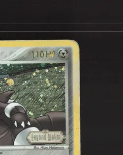 Aggron 2/92 EX Legend Maker Reverse Holo Rare Stamped Pokemon Card DMG - Image 4