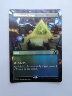 MTG Willowrush Verge (DFT) Aetherdrift Borderless Foil Rare 375 - Image 1