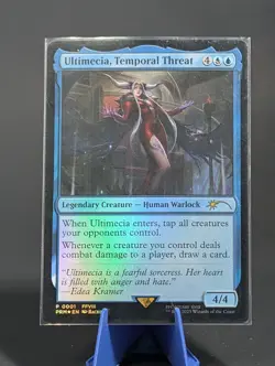 MTG Magic PRM Final Fantasy Foil Ultimecia, Temporal Threat - Promo - Image 1