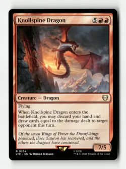 Knollspine Dragon - #224 - Non Foil - MTG - Near Mint - Image 1