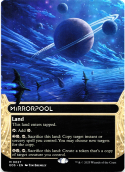 Mirrorpool (0027) (Borderless) - [Edge of Eternities: Stellar Sights] MTG EOS NM - Image 1