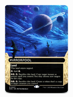 Mirrorpool (0027) (Borderless) - [Edge of Eternities: Stellar Sights] MTG EOS NM - Image 3