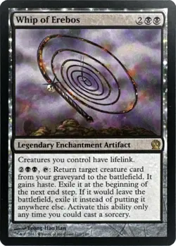 Whip of Erebos (#110) - Theros - MTG Rare Artifact Enchantment - LP - Image 1