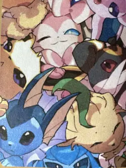 Anime ART STYLE Eeveelution Fan Full Art Pokemon Custom Card/perfect bookmark - Image 2