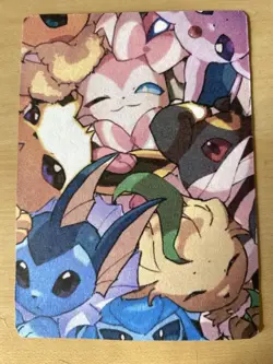Anime ART STYLE Eeveelution Fan Full Art Pokemon Custom Card/perfect bookmark - Image 3