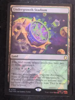 MTG Undergrowth Stadium SURGE FOIL #0080 TMNT Rare NM Near Mint Magic - Image 1