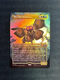 The Wise Mothman Foil M 2455 Fallout Rad Secret Lair SLD MTG NM+ - Image 1