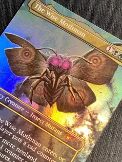 The Wise Mothman Foil M 2455 Fallout Rad Secret Lair SLD MTG NM+ - Image 4