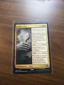 Fighter Class Adventures in the Forgotten Realms Regular 222 Pack Fresh Unplayed - Image 1